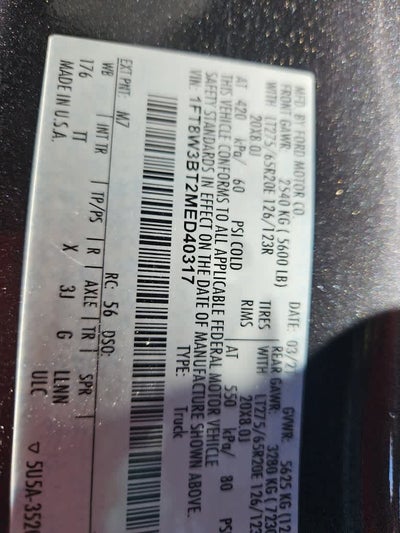 2021 Ford Super Duty F-350 SRW Pickup Limited