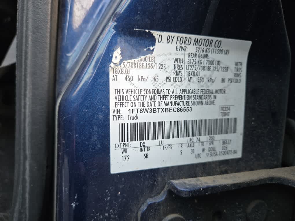 2011 Ford Super Duty F-350 SRW Lariat