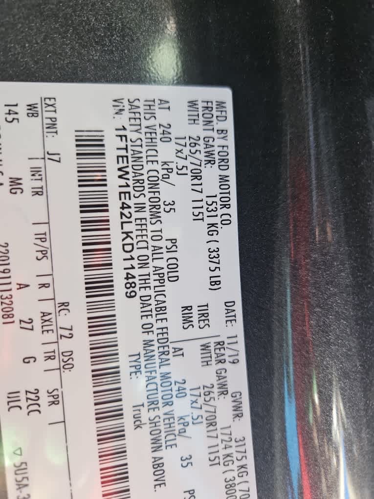 2020 Ford F-150 XLT