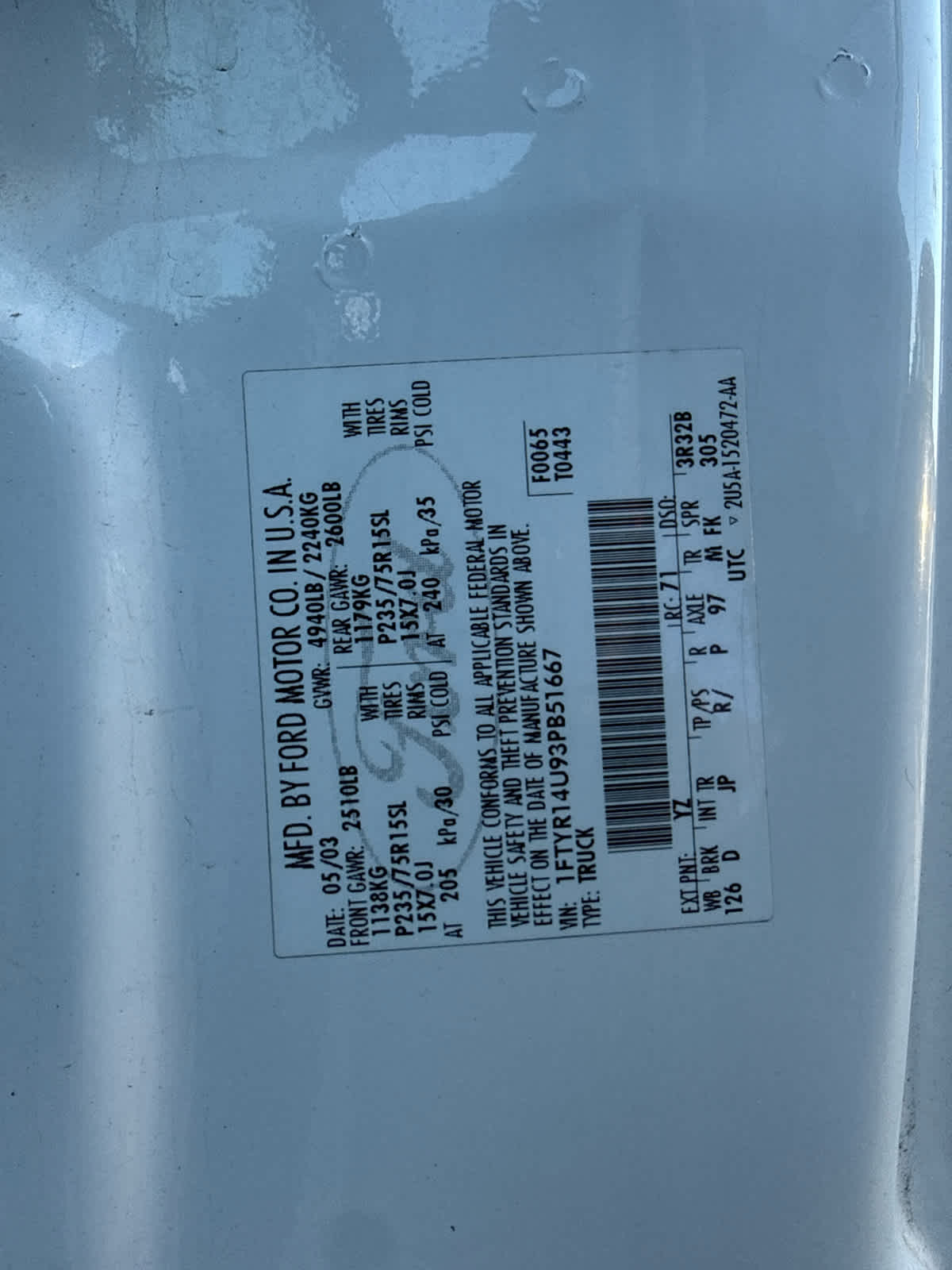 2003 Ford Ranger Edge