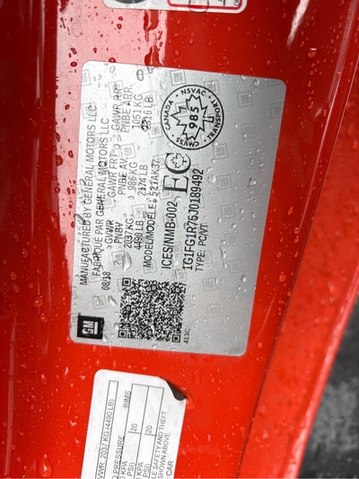 2018 Chevrolet Camaro 2SS