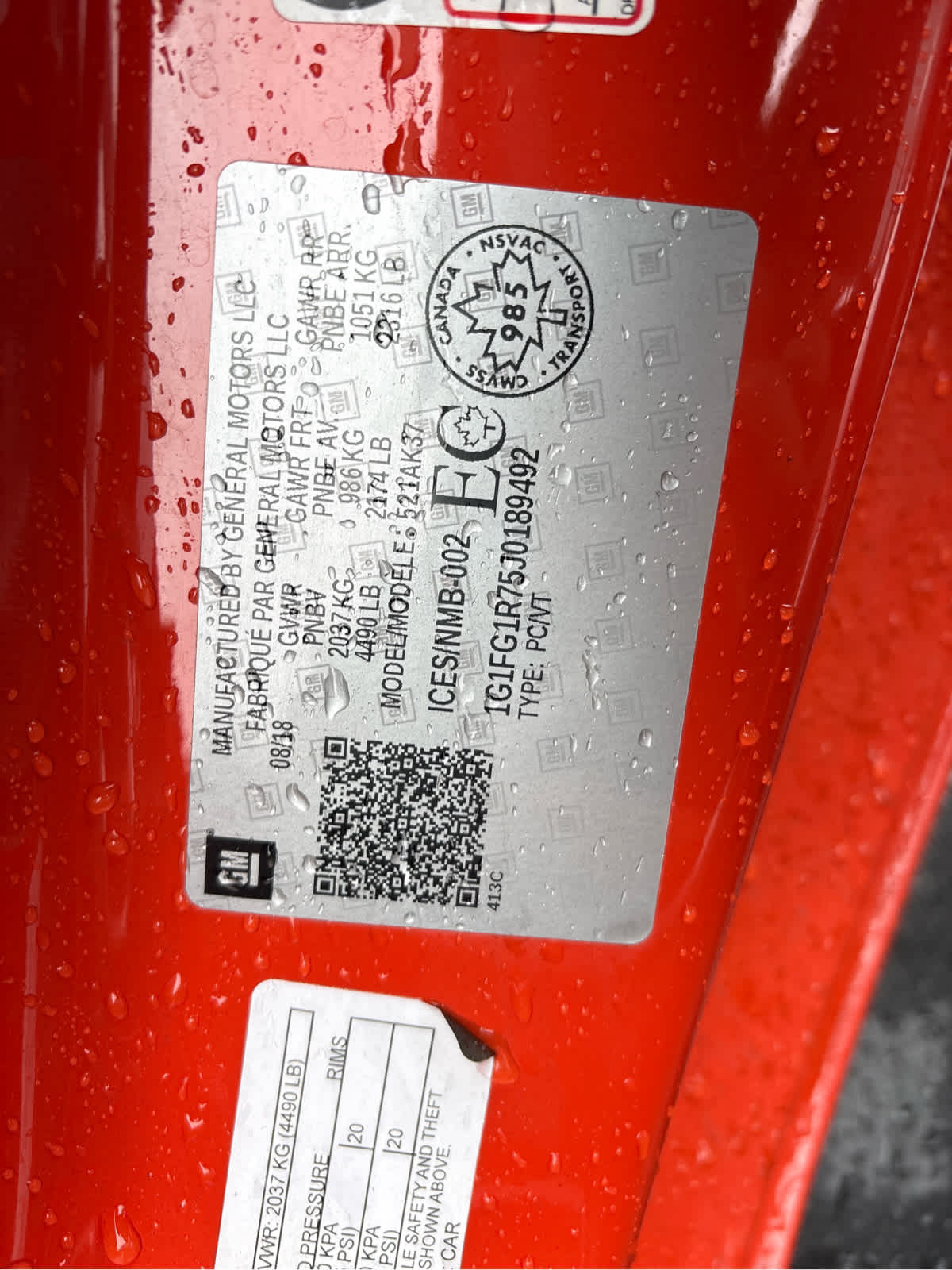 2018 Chevrolet Camaro 2SS