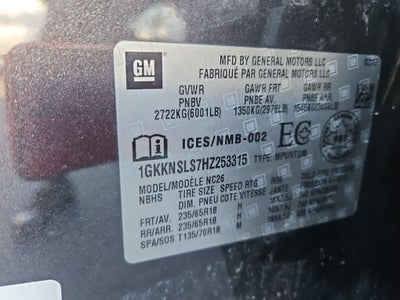 2017 GMC Acadia SLE