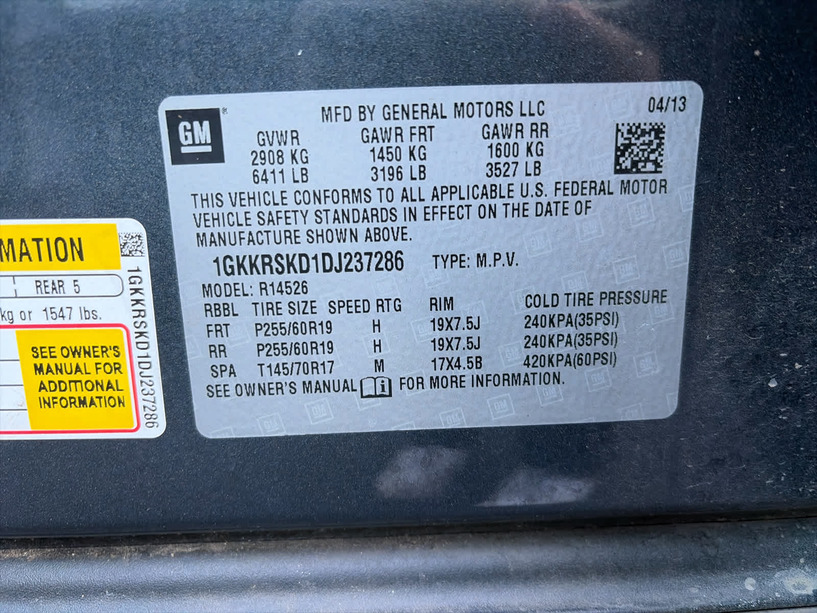2013 GMC Acadia SLT