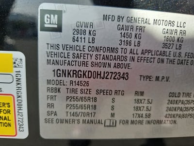 2017 Chevrolet Traverse LT