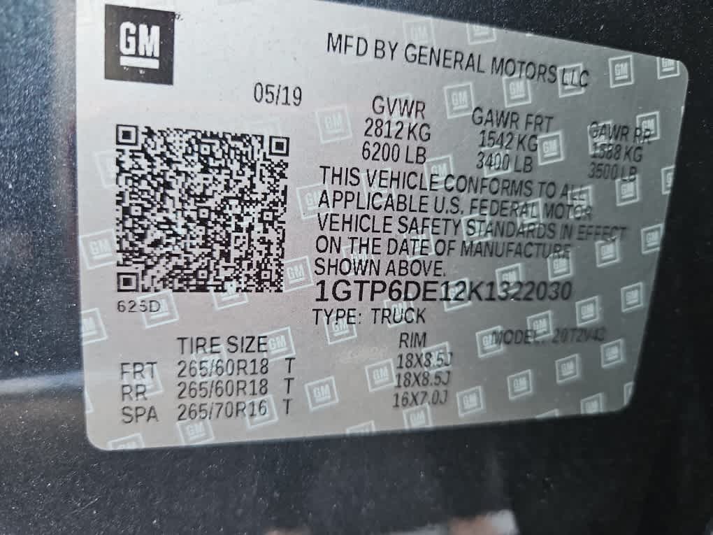 2019 GMC Canyon 4WD SLT