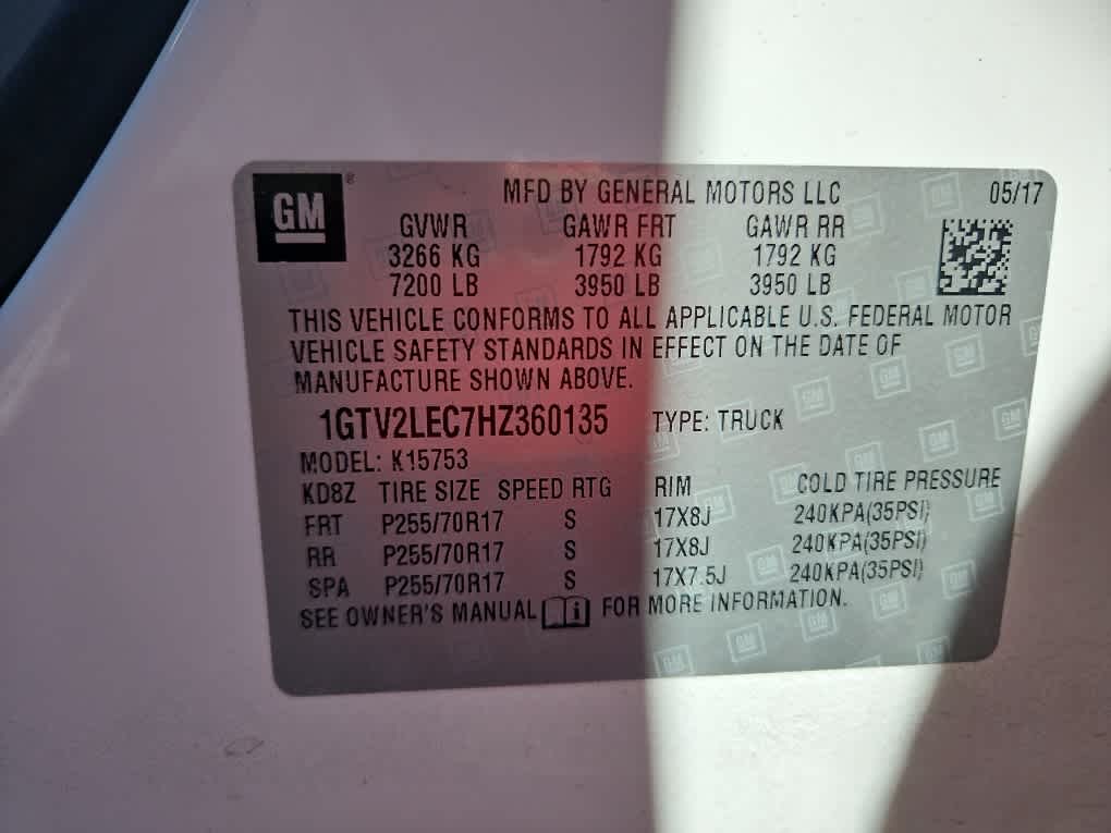 2017 GMC Sierra 1500 Base