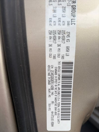 2014 Dodge Grand Caravan SE