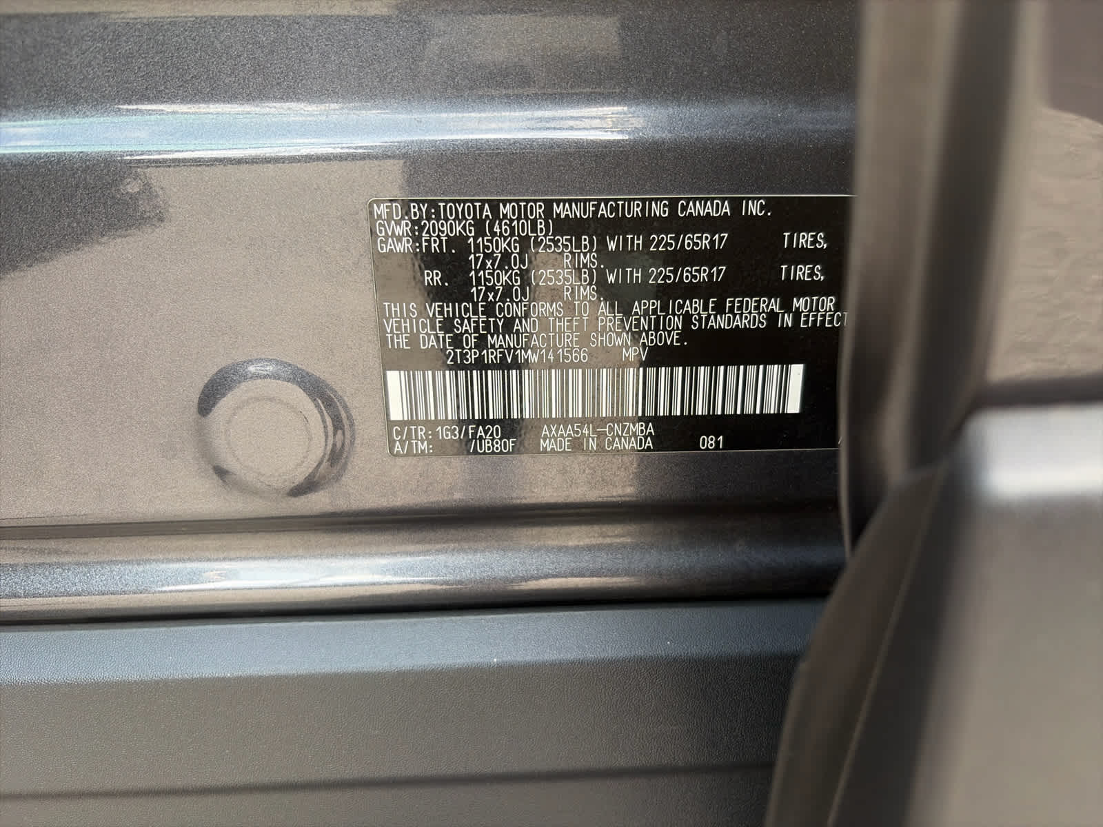 2021 Toyota RAV4 XLE