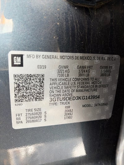 2019 GMC Sierra 1500 SLT