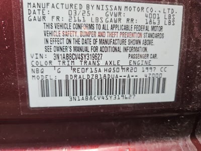 2025 Nissan Sentra SV