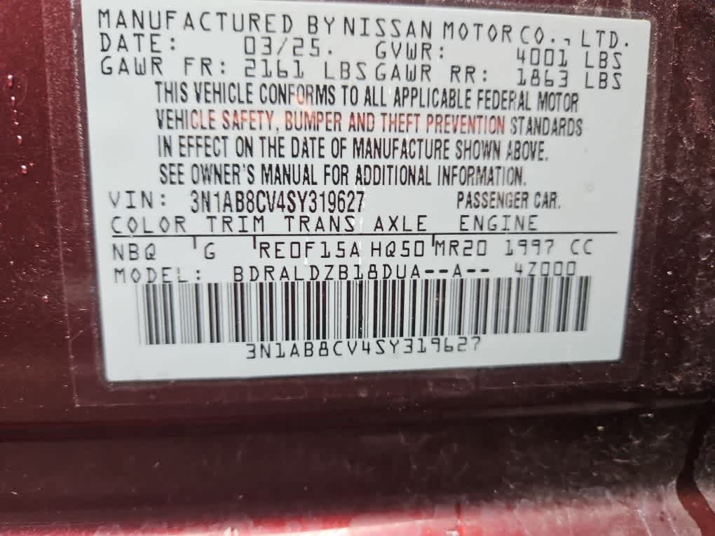 2025 Nissan Sentra SV