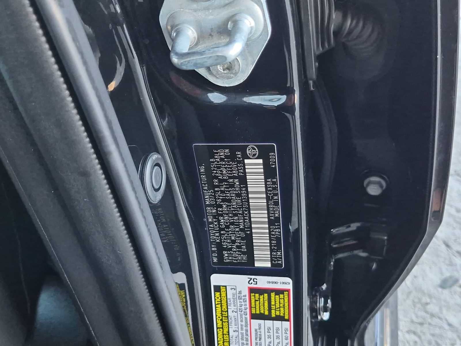 2025 Toyota Camry SE