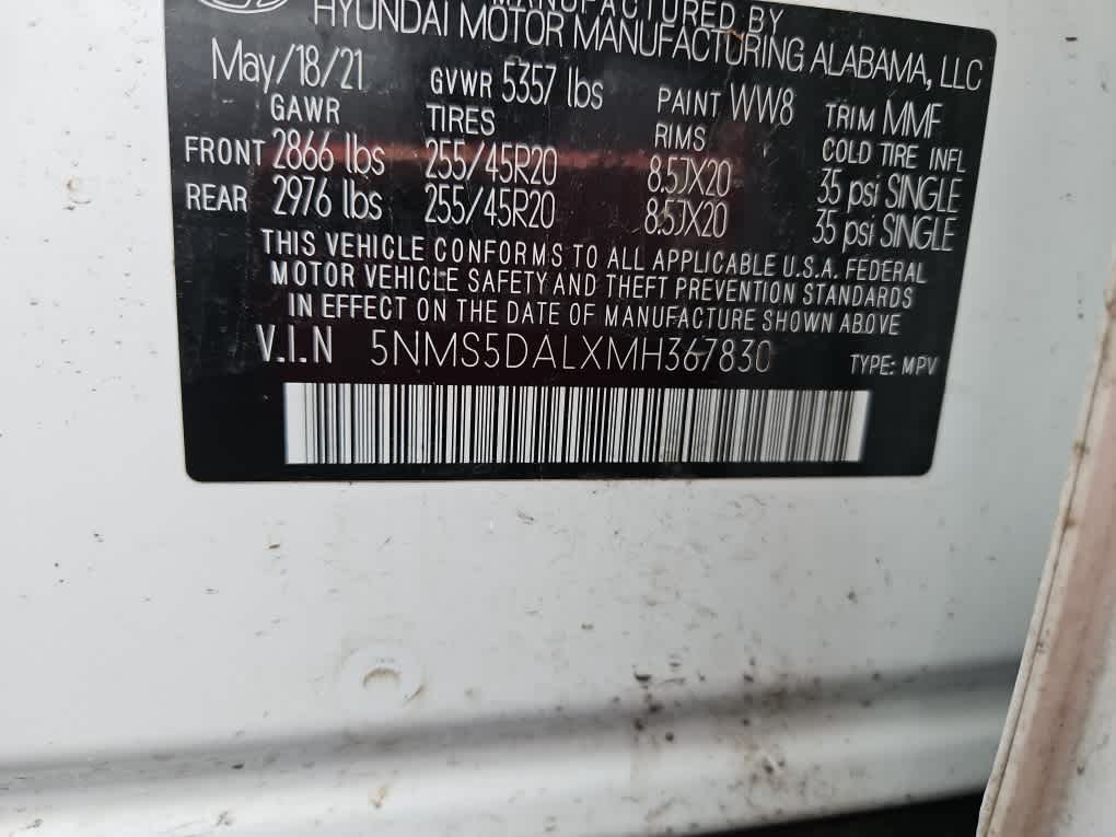 2021 Hyundai Santa Fe Calligraphy