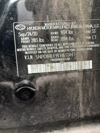 2020 Hyundai Elantra Value Edition