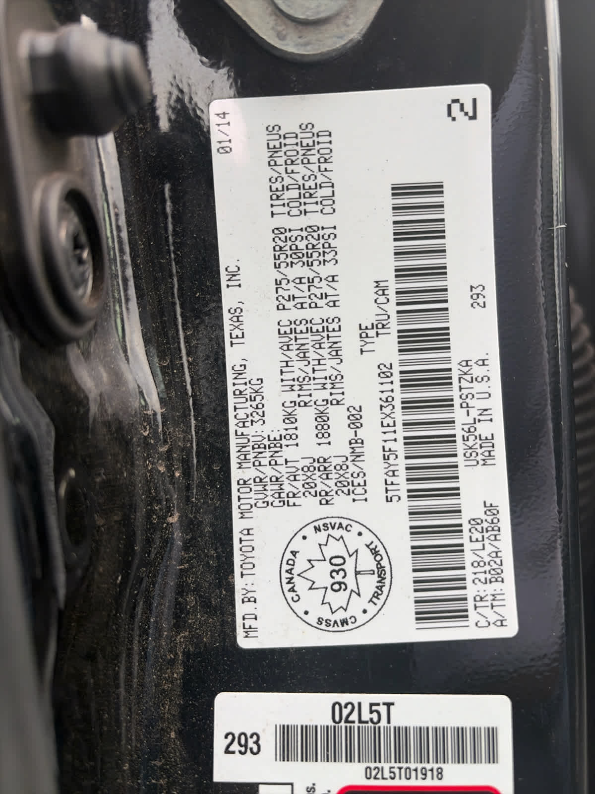 2014 Toyota Tundra Platinum