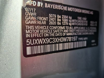 2017 BMW X3 xDrive28i xDrive28i