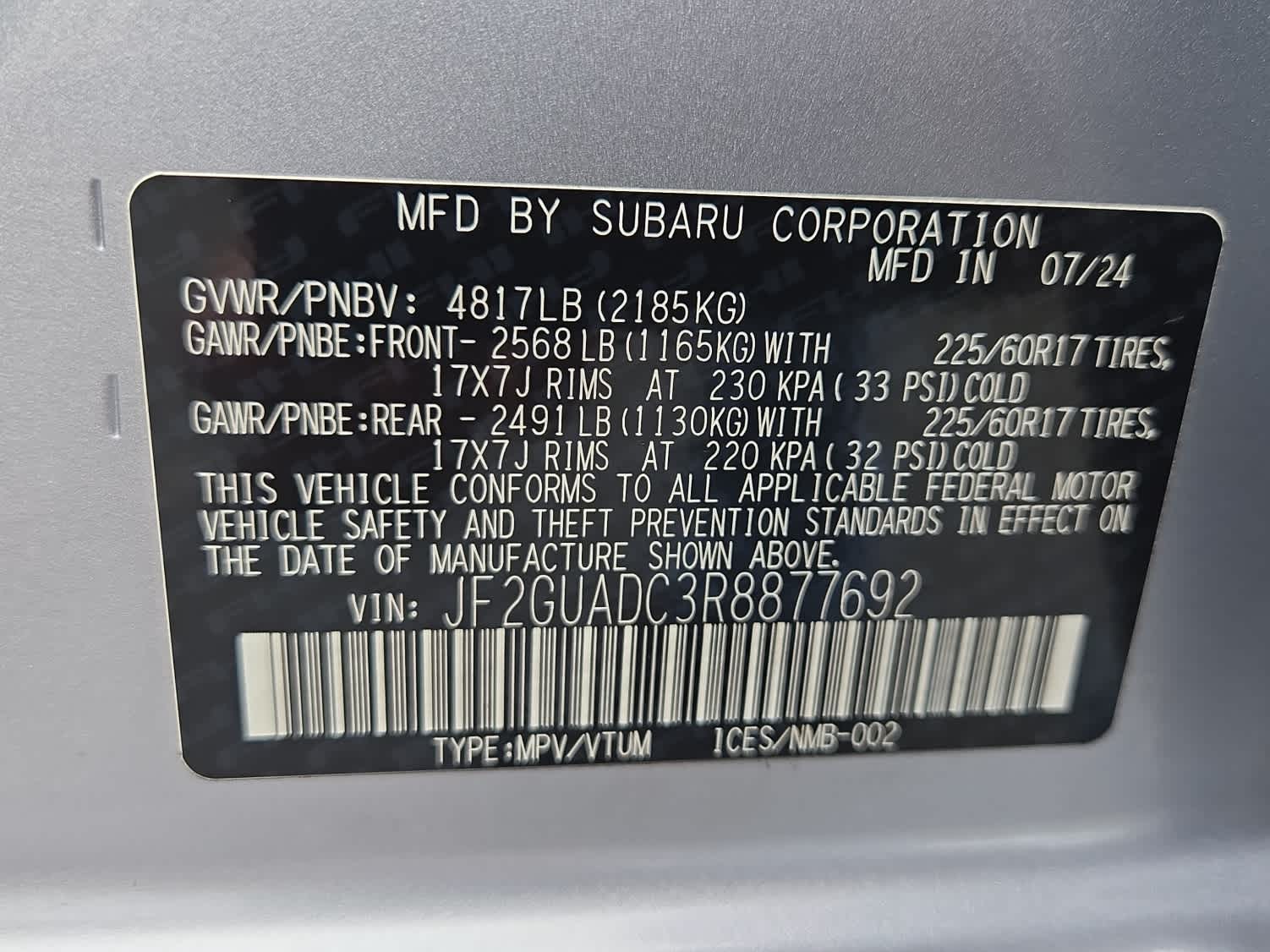 2024 Subaru Crosstrek Premium