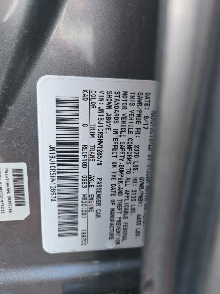 2017 Nissan Rogue Sport SV