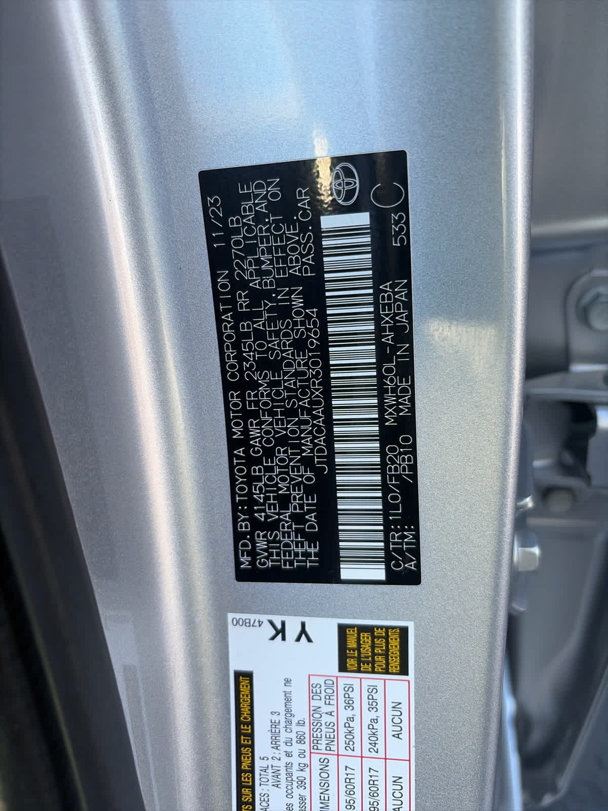 2024 Toyota Prius LE