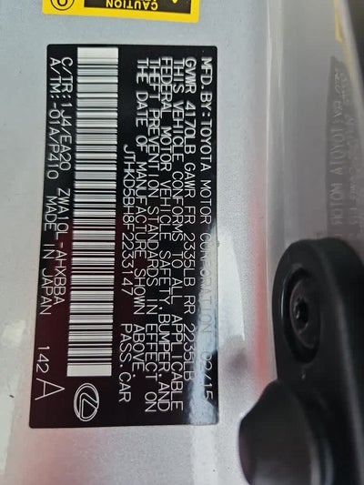 2015 Lexus CT 200h Hybrid