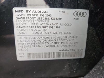 2018 Audi SQ5 Premium Plus